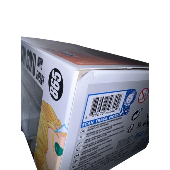 Funko Pop Dragon Ball Z Super Saiyan Goku With Energy Figure 865 - Picture 7 of 7